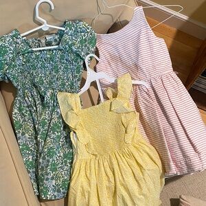 Lot of 3 Dresses, girls size 6 (Ralph Lauren & CrewCuts